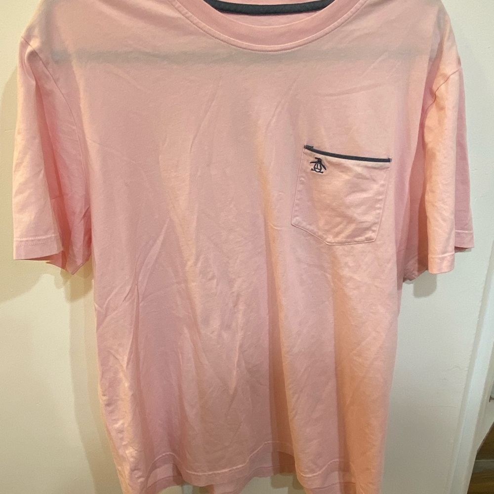 Penguin Chambray Pocket Tee Large